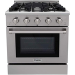 Thor Kitchen HRG3080U 30 Inch Professional Gas Range