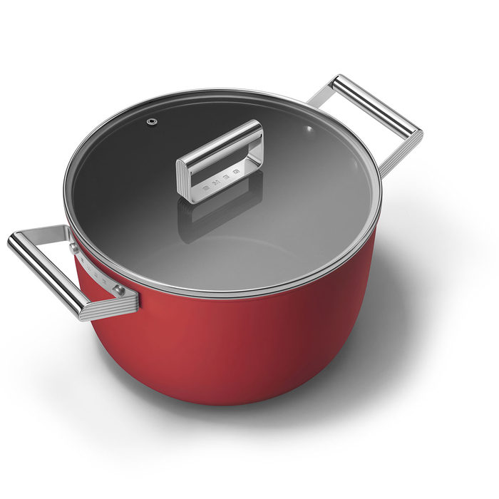 Smeg CKFC2611RDM Cookware 26cm Casserole Dish with Lid