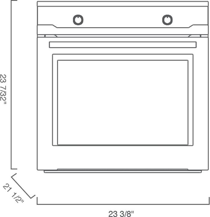 Blomberg BWOS24110SS 24 Inch Single Wall Oven