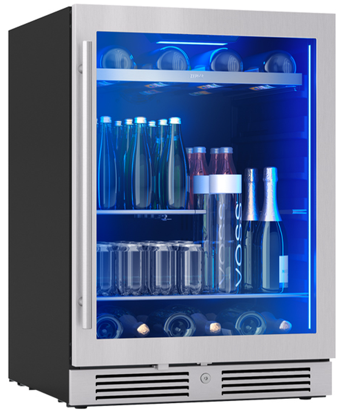 Zephyr PRB24C01CG 24 Inch Built In Beverage Cooler