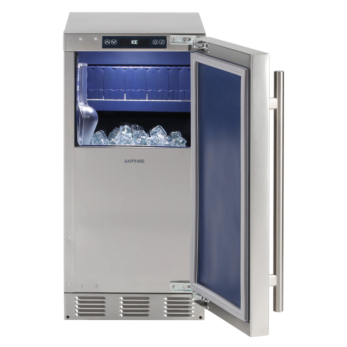 Sapphire SIIM15PPR 15 Inch Built In Ice Machine