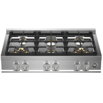 Bertazzoni MAST366RTBXT 36 Inch Master Series Gas Rangetop