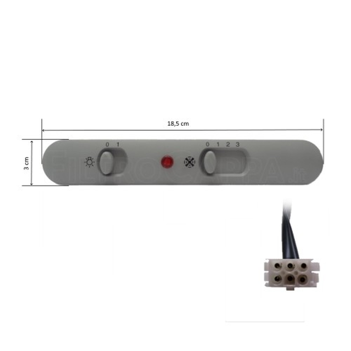 Falmec 105080202 Control Switch SLIDER 3 SPEED switch