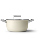 Smeg CKFC2411CRM Cookware 24cm Casserole Dish with Lid