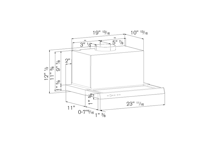 Bertazzoni KTV24PRO1X Range Hood Replacement Parts