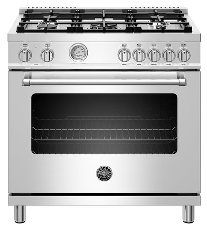 Bertazzoni MAST365DFMXE 36 Inch Master Series Dual Fuel Range