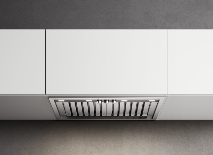 Falmec FIMAX34B6SS3 34 Inch Installed in Cabinet 600 CFM