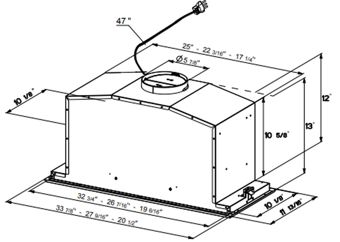 Faber INLX35SSV Range Hood Replacement Parts