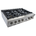 Forno FCTGS571436 36 Inch Pro Style Gas Rangetop