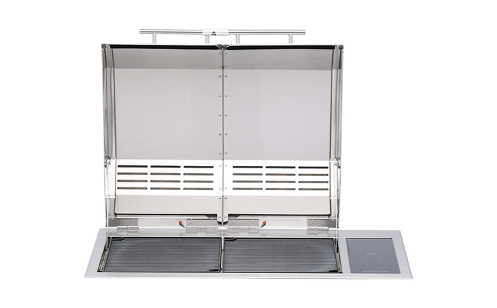 Kenyon B70460WH 30 Inch Texan Built in 208V Electric Outdoor Grill