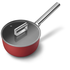 Smeg CKFS2011RDM Cookware 20cm Sauce Pan with Lid