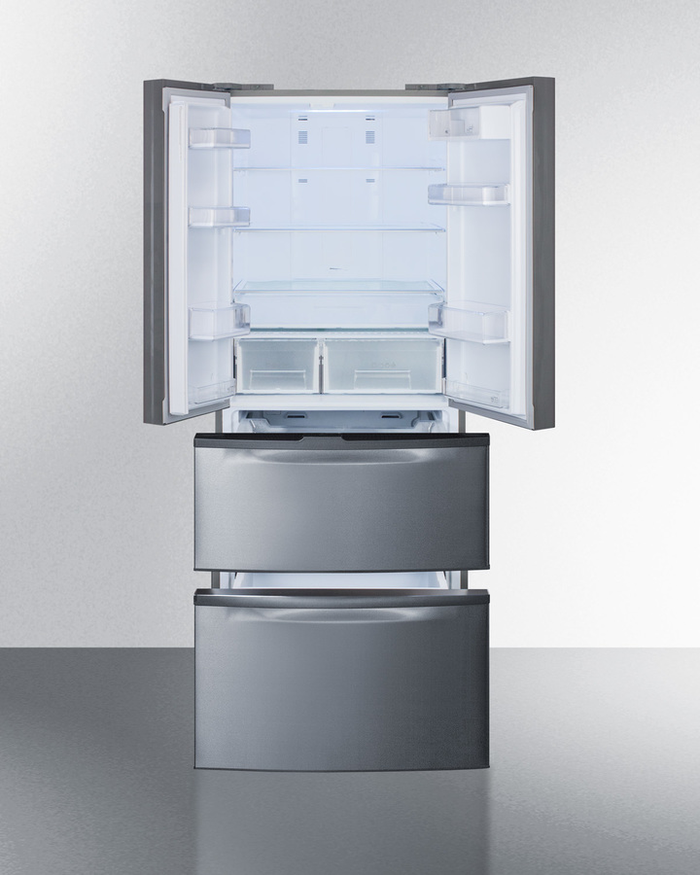 Avanti FFFDS175L3S 33 Inch Free Standing French Door Refrigerator