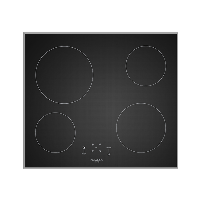 Fulgor Milano M6RT60S2 24 Inch 4 Burner Touch Controls Electric Cooktop