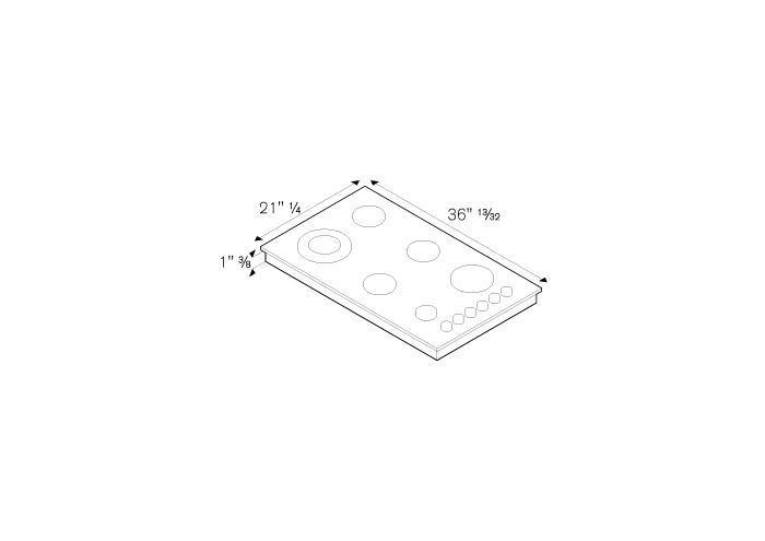 Bertazzoni DB36600X Gas Cooktop Replacement Parts