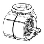 Faber 133.0574.374 Blower Motor 600 CFM Blower for Faber CAMINO Hoods