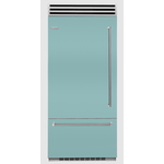 BlueStar BBB36L2CFPLT 36 Inch Built In Bottom Freezer Refrigerator
