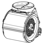 Faber 133.0681.528 Blower Motor Group SSV 600 CFM for Inca Lux Dama Stilo Glass Stratus Isola