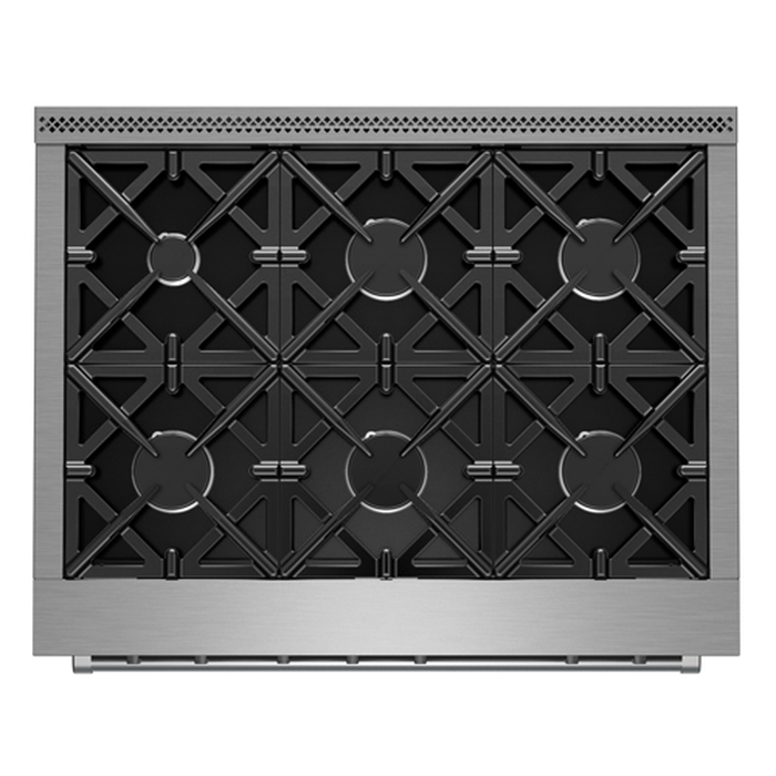 BlueStar RCS36SBV2PLT 36 Inch RCS Sealed Burner Gas Range