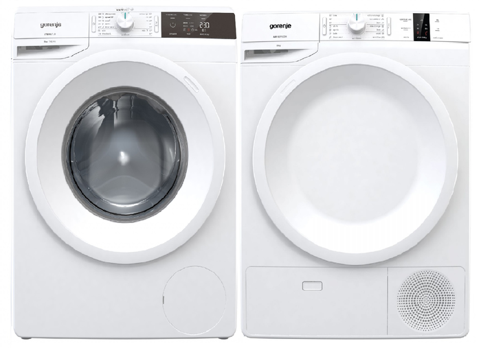 Gorenje WEI843HP+DP7C 24 Inch Electric Washer & Dryer Pair