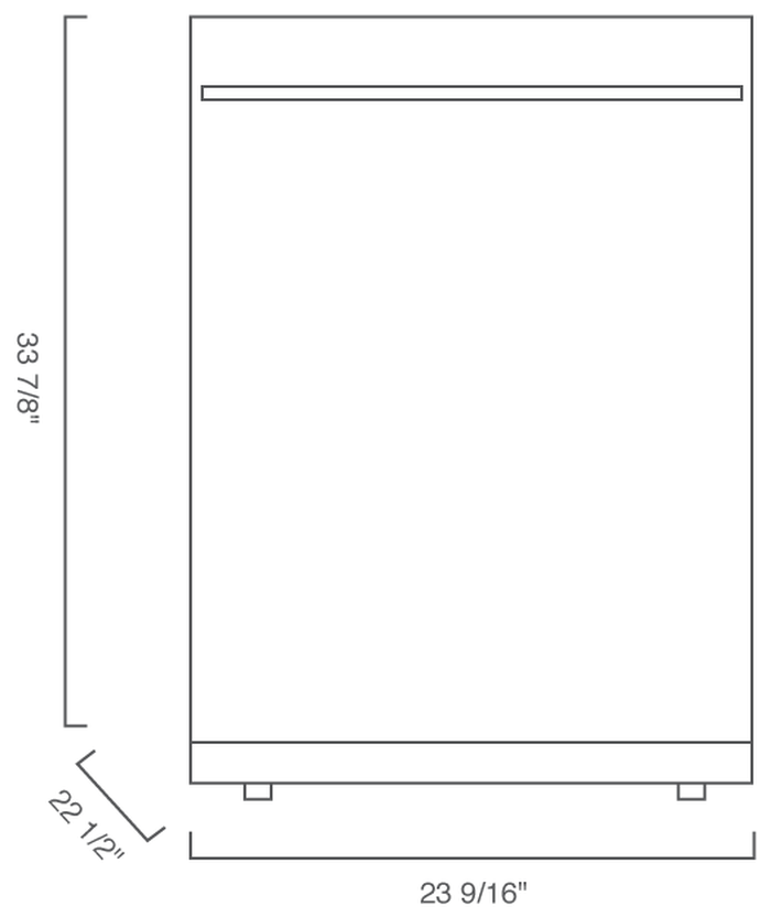 Blomberg DWT51600FBI 24 Inch Panel Ready Dishwasher