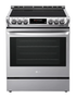 LG LSE5613ST 30 Inch Electric Range Slide-In Self Clean True Convection
