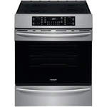 Frigidaire Gallery GCFI307CBF 30 Inch 6.2 Cu Ft Stone Baked Pizza Self Clean Induction Range