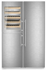 Liebherr SBS246 Built-In 48 Inch Side by Side Refrigerator SW5291 and SRB5280