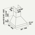 Falmec FPDPR30W6SS3 30 Inch Mounted on Wall 600 CFM
