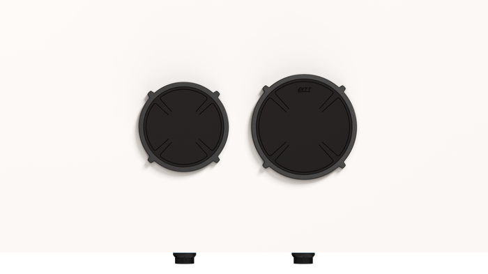 Pitt Cooking BELY2B-I 24 Inch Black 2 Burner Induction Cooktop