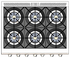 Capital MCOR366 36 Inch Gas Range