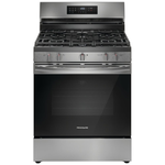Frigidaire FCRG3083AS 30 Inch 5.3 Cu Ft Five Burner Self Clean Gas Range