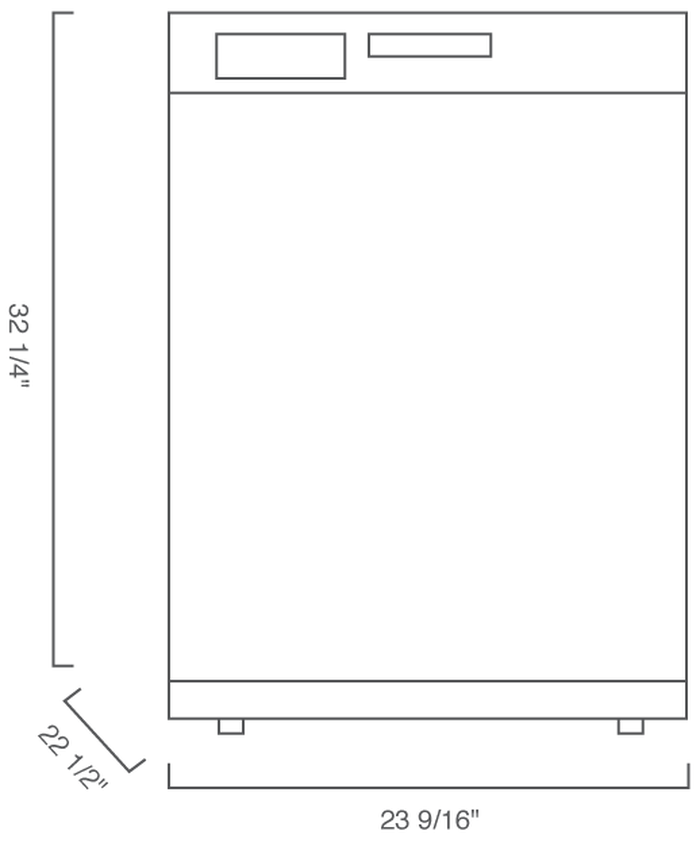 Blomberg DW51600SS 24 Inch Stainless Steel Dishwasher