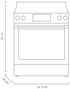 Blomberg BERU30422CSS 30 Inch Electric Range