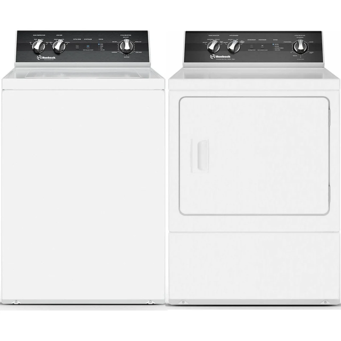 Huebsch TR5104WN DR5102WE 27 Inch Two unit Set