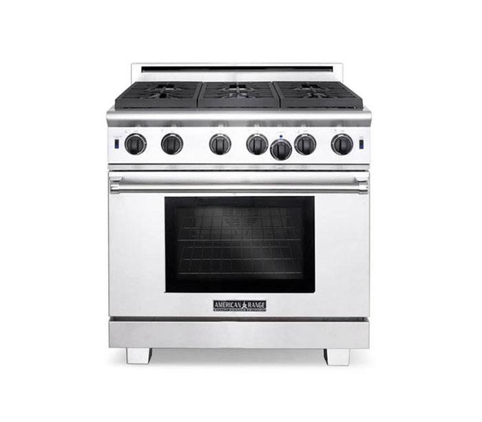 Gas Range ARR366NAT Sealed Burner 36in -American Range