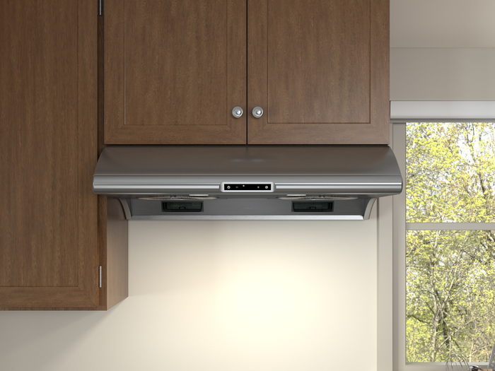Zephyr AK2142CS 42 Inch Installed Under Cabinet 850 CFM