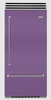 BlueStar BBB36R2CFPLT 36 Inch Built In Bottom Freezer Refrigerator