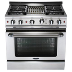 Capital GSCR364BL 36 Inch Gas Range