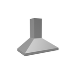 Vent-A-Hood PDH14K42SS 42 Inch Mounted on Wall ARS CFM