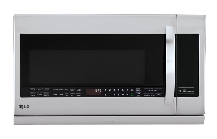 LG LMV2257ST 30 Inch Over the Range Microwave