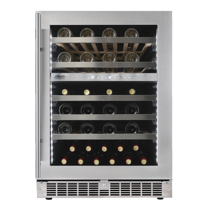 Silhouette SPRWC053D1SS 24 Inch Undercounter Wine Refrigerator
