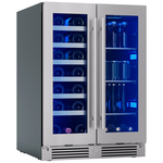 Zephyr PRWB24C32CG 24 Inch Undercounter Wine Refrigerator