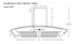 Cyclone SIB52136SS 36 Inch Mounted to Ceiling 600 CFM