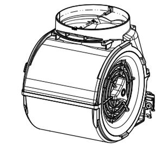 Elica AGR04489 Blower Motor 600 CFM Fan Motor