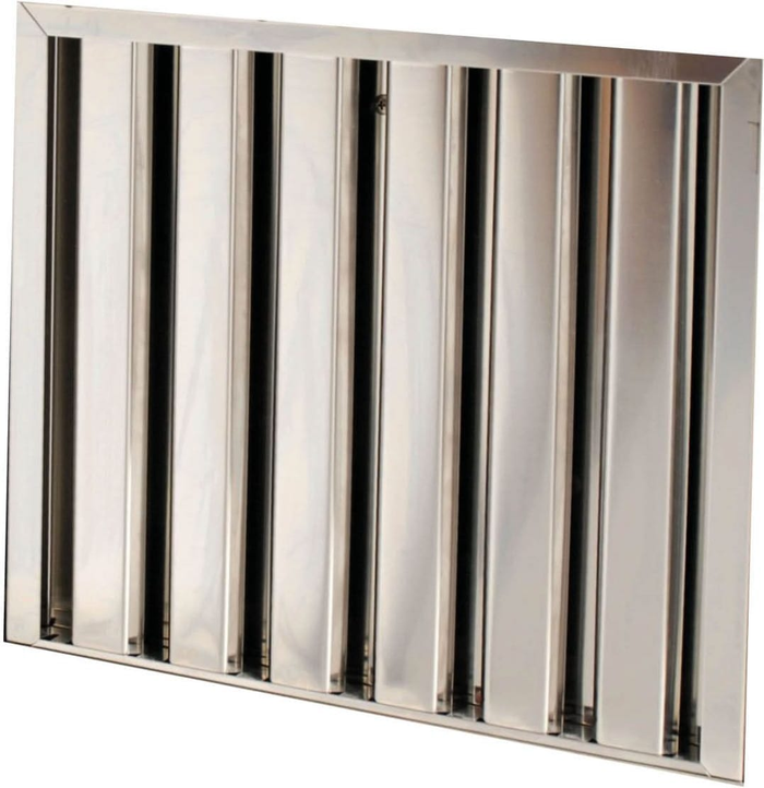 Falmec 101080200 Grease Filter Baffle Filter 278×301 mm for Vulcano and Eros Pro Pyramid range hoods