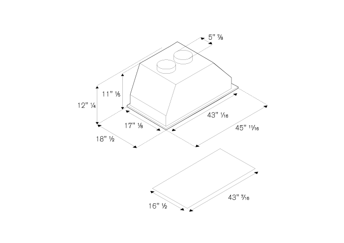 Bertazzoni KIN46PROX Range Hood Replacement Parts