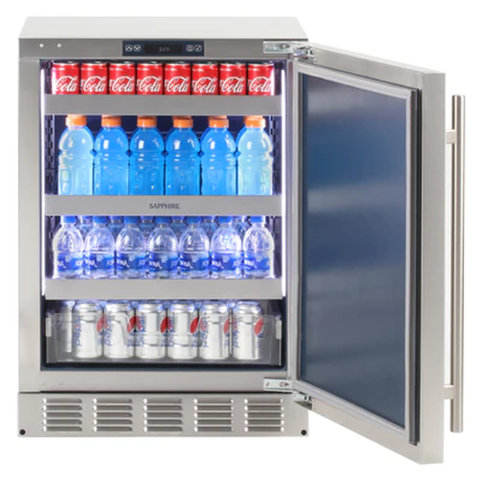 Sapphire SR24OD 24 Inch Built In Compact Refrigerator