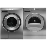 Asko W4114C.T+T411VD.T 24 Inch 208-240 V Washer & Veneted Dryer Pair