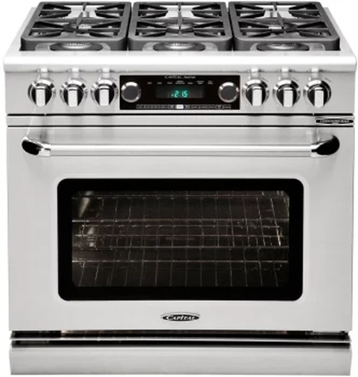 Capital CSB362G2L 36 Inch Dual Fuel Range