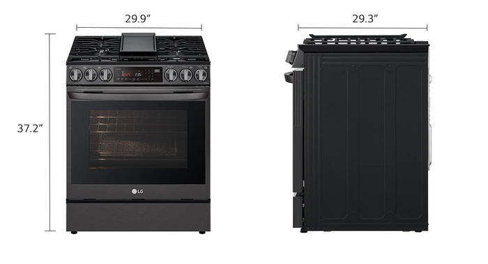 LG LSEL6335D 30 Inch InstaView Electric Range Parts